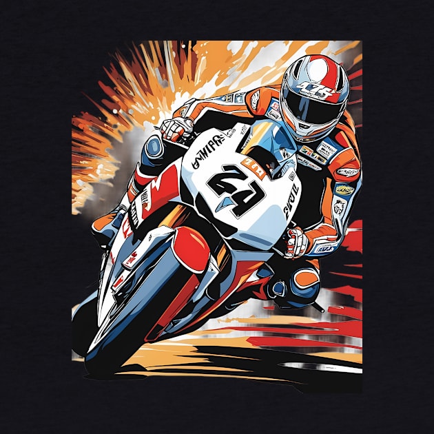 Racing Motorcycle by animegirlnft